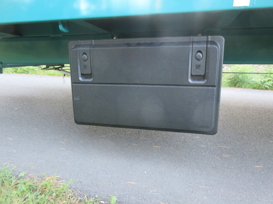 5931 Rolland flat bed box trailer 10m 
