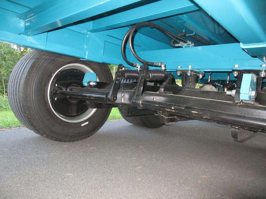 5931 Rolland flat bed box trailer 10m 
