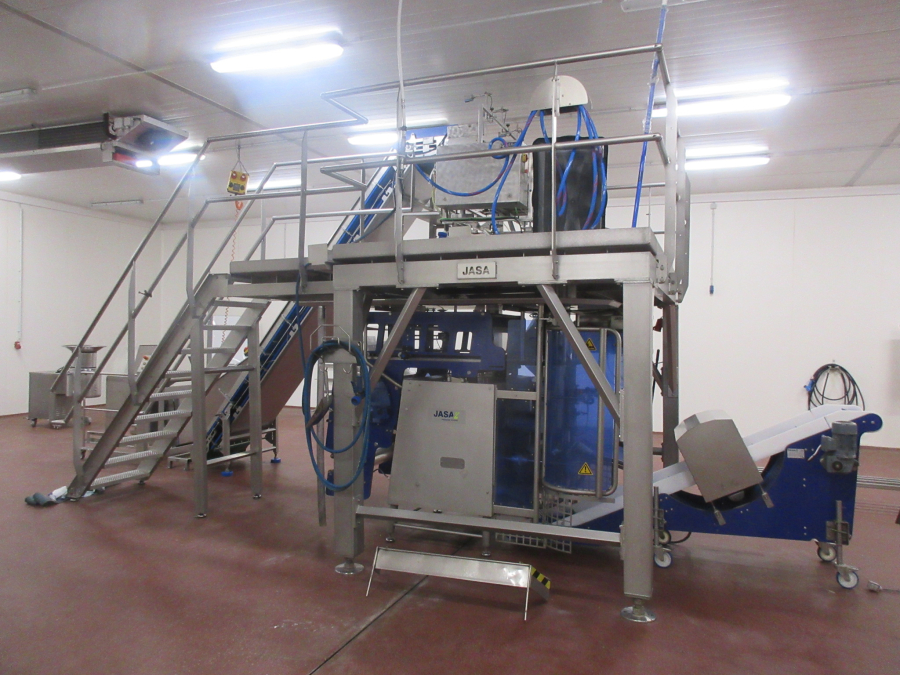 5938 Newtec JASA packaging line for processed vegetables potatoes