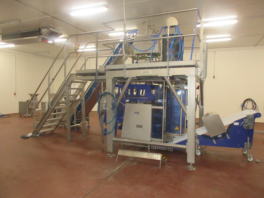 5938 Newtec JASA packaging line for processed vegetables potatoes