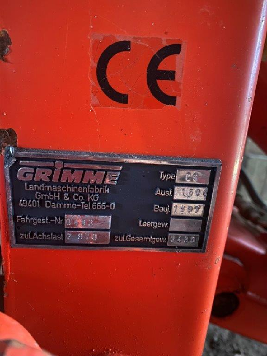 5945 Grimme CS-1500 destoner