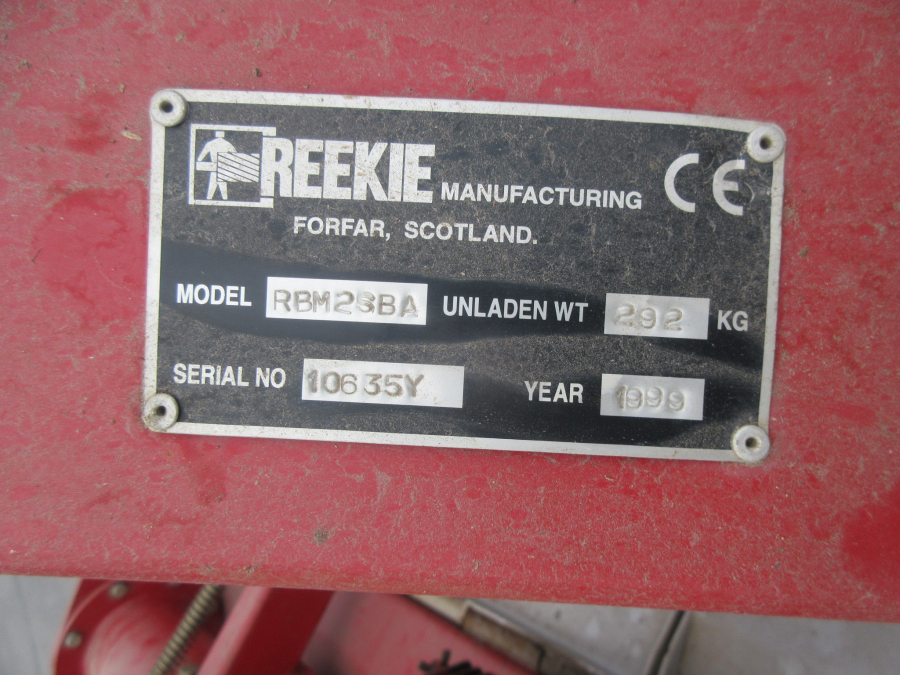 5962 Reekie bed plough with cultivator