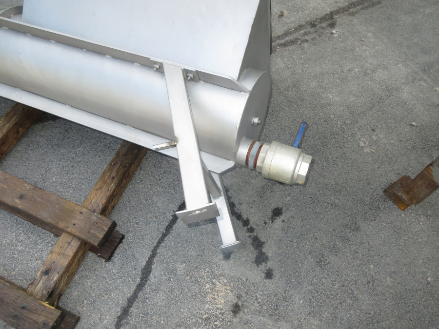 6007 Auger stainless steel 3000x300 mm 