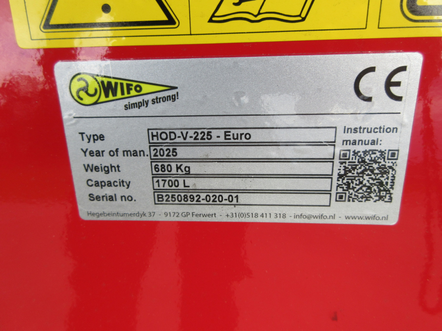 6075 Wifo potato bucket tractor telescopic loader wheel loader