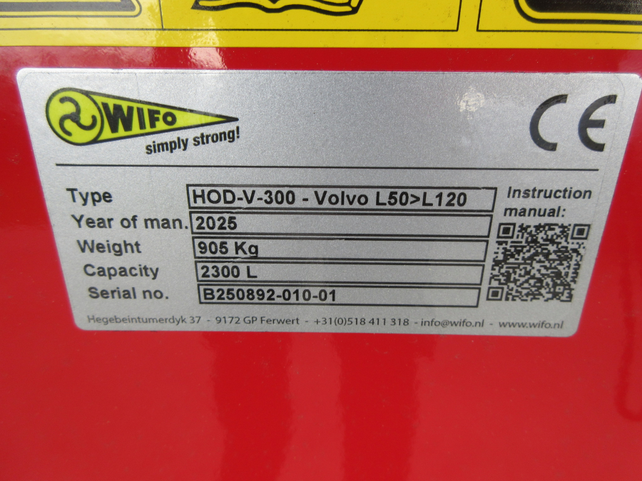 6075 Wifo potato bucket tractor telescopic loader wheel loader