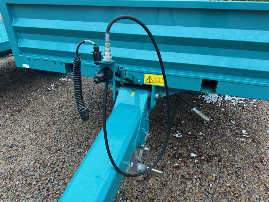 6102 Rolland flatbed trailer 12 m. Box trailer 