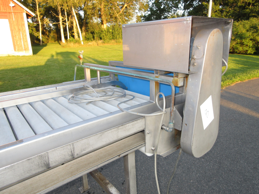 6176 PPM roller inspection table stainless steel