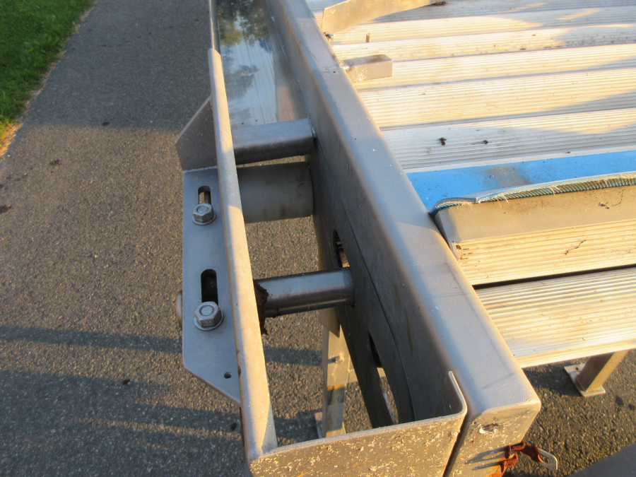 6176 PPM roller inspection table stainless steel