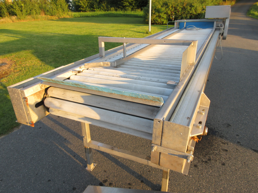 6176 PPM roller inspection table stainless steel
