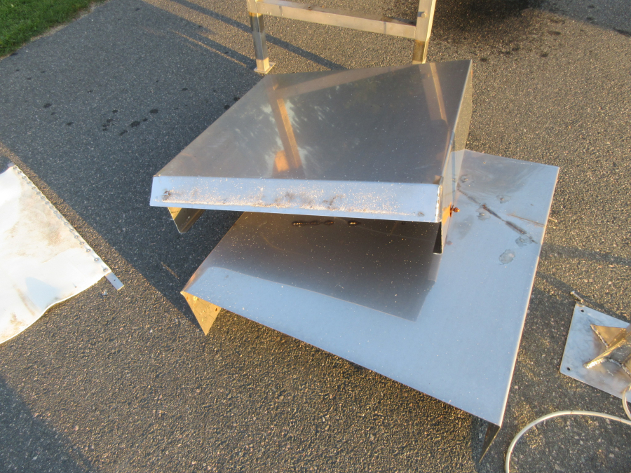 6176 PPM roller inspection table stainless steel