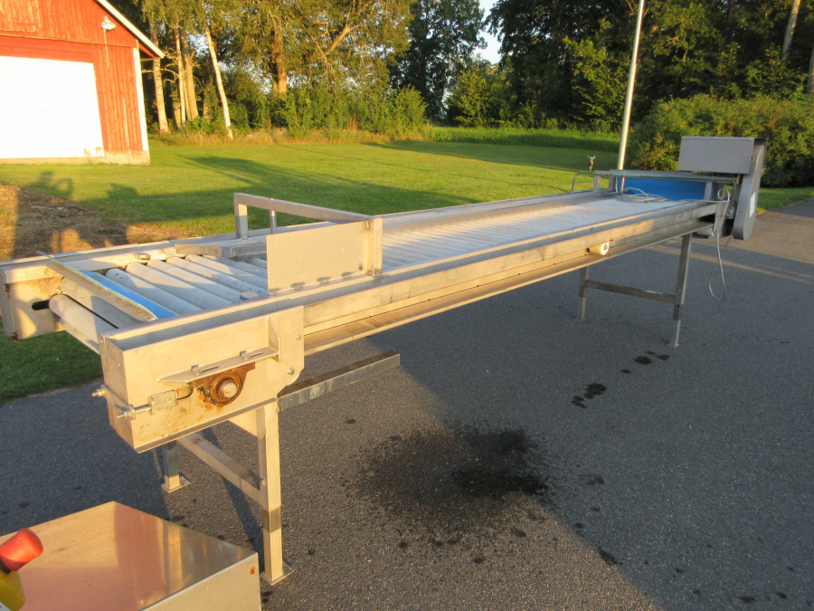6176 PPM roller inspection table stainless steel