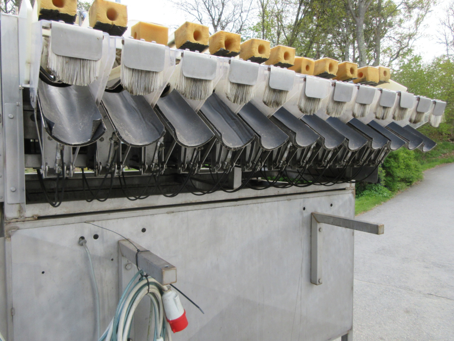 6236 Newtec + Gillenkirch packaging line for apple in plastic bags