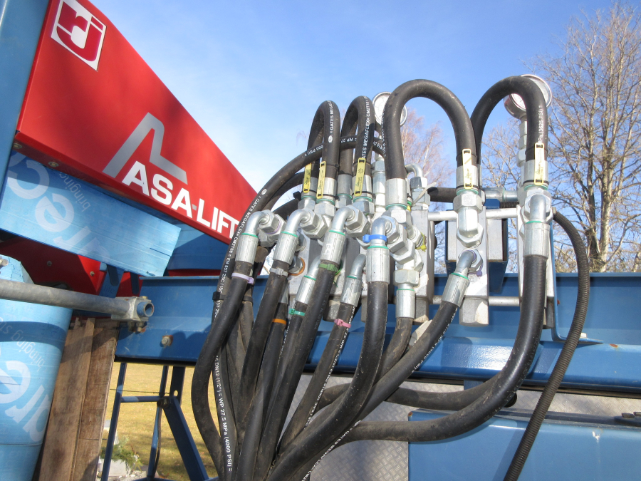 6274 Asa-Lift PO-335 Erntemaschine für Lauchzwiebel , Porre Bundzwiebel 