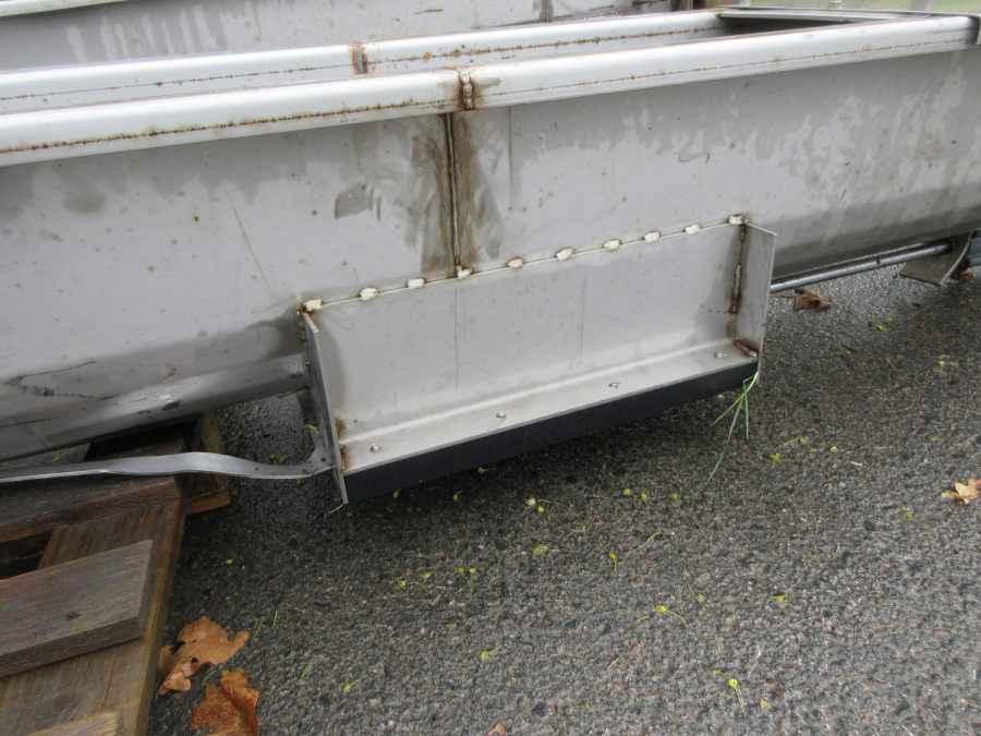 6291 screw feeder auger  6400x250 mm Stainles steel 