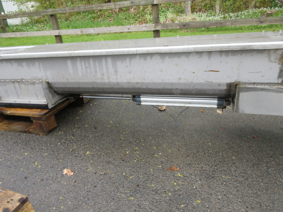 6291 screw feeder auger  6400x250 mm Stainles steel 