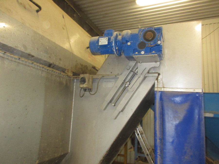 6292 Tong potato washing line with destoner and polisher Stainless steel