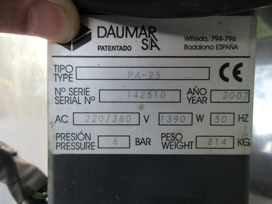 6301 Daumar PA-25 våg