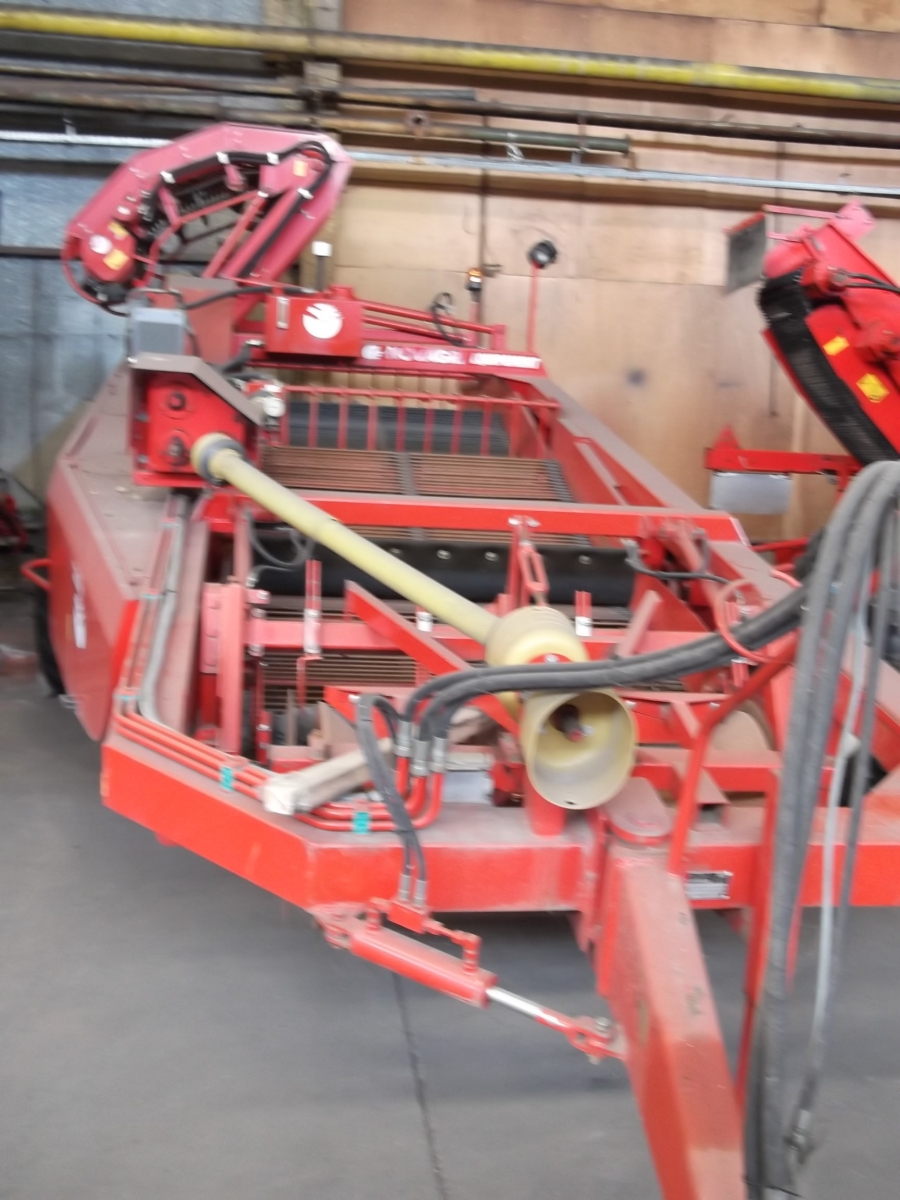 3637 Dewulf RDS 2 row potato harvester