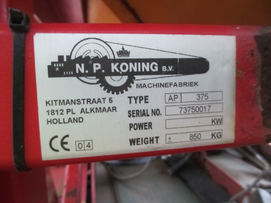 3809 Koningsplanter potato planter 2 rows model AP 375