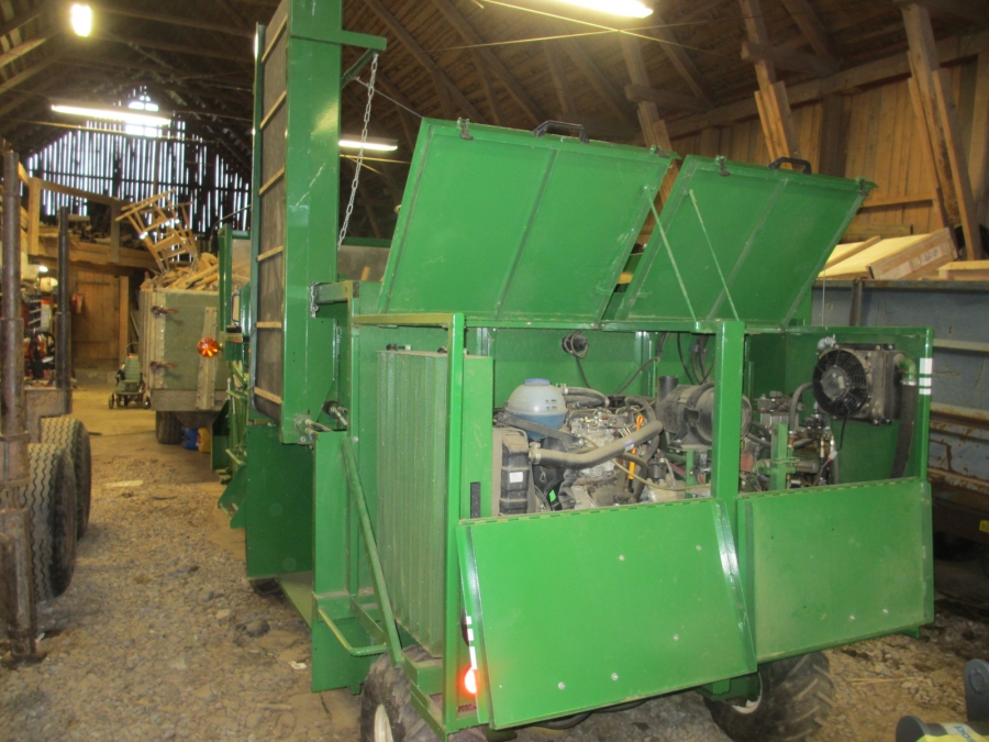 3841 Haldrup Erntemaschine für Blattengemüse 