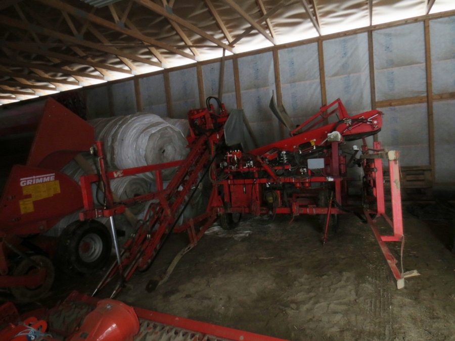 3920 Dewulf P3CC carrot harvester with auto box system