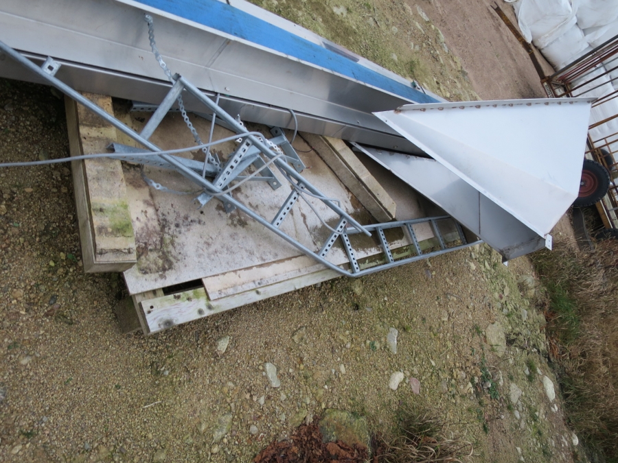 3927 plain conveyor stainless 6250x350 mm