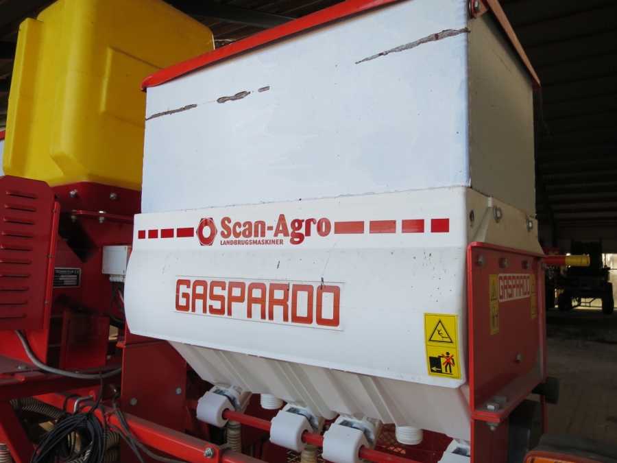 4035 Gaspardo Löksåmaskin / grönsakssåmaskin pneumatisk 7 rader 